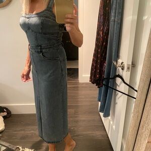 Le Lis Women's Blue Denim dress xs